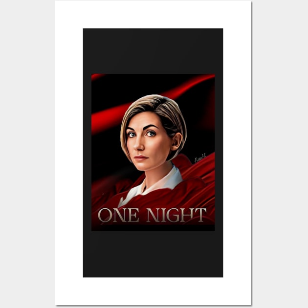 One Night / red Wall Art by AlisiaArt